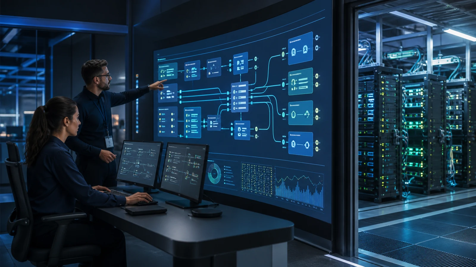 Architects connecting cloud, data, applications, and infrastructure